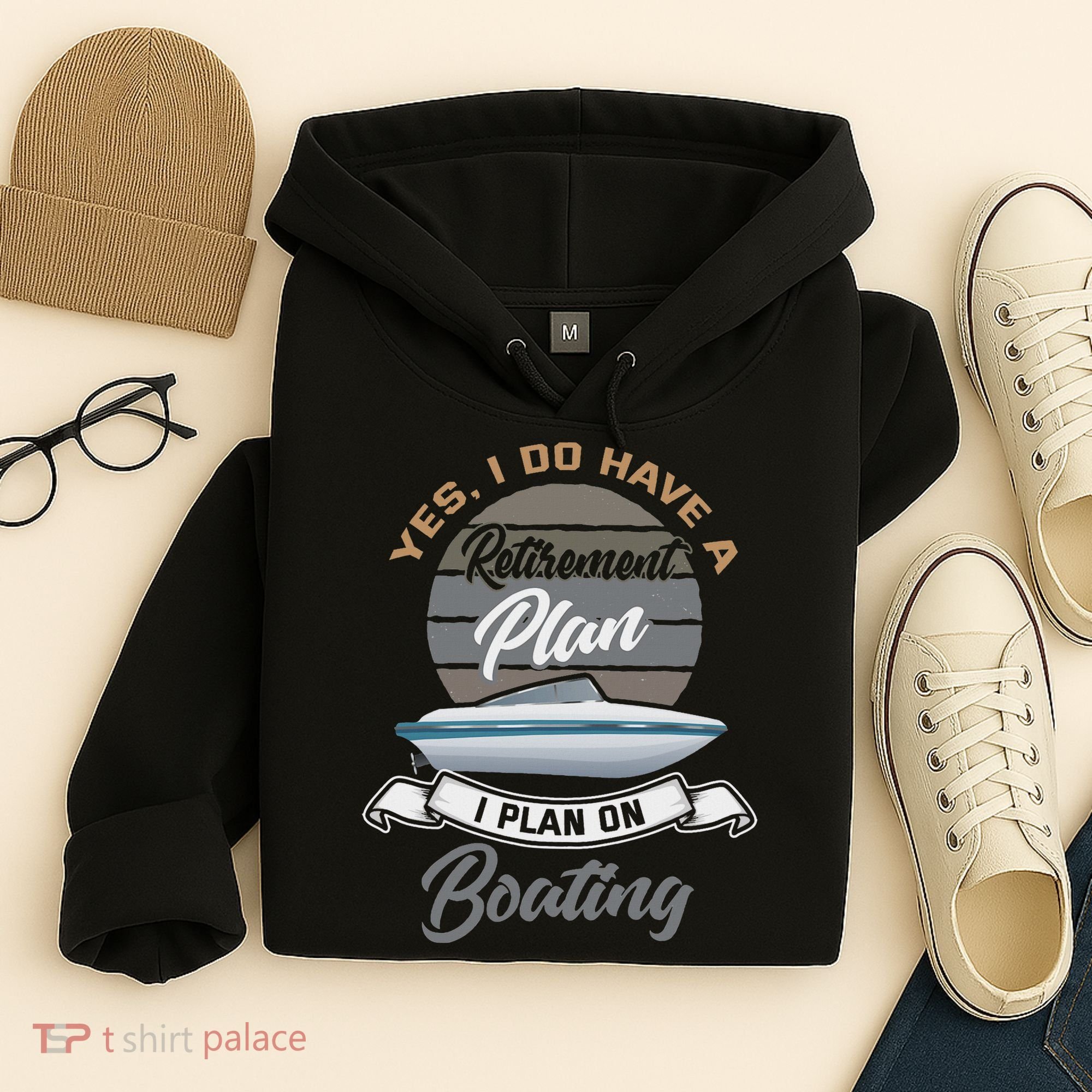 Boating Retiremen Funny Boat Captain Retirement Gift Hoodie