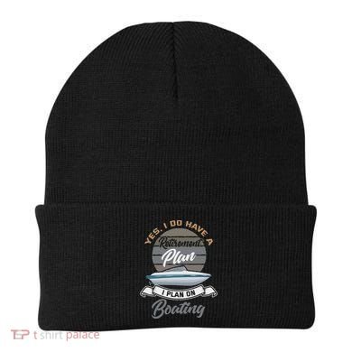 Boating Retiremen Funny Boat Captain Retirement Gift Beanie