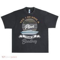 Boating Retiremen Funny Boat Captain Retirement Gift Urban Oversized Heavyweight T-Shirt thumb 0