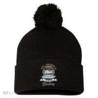 Boating Retiremen Funny Boat Captain Retirement Gift Pom Pom 12in Knit Beanie thumb 0