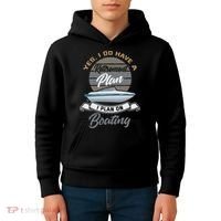 Boating Retiremen Funny Boat Captain Retirement Gift Kids Hoodie thumb 4