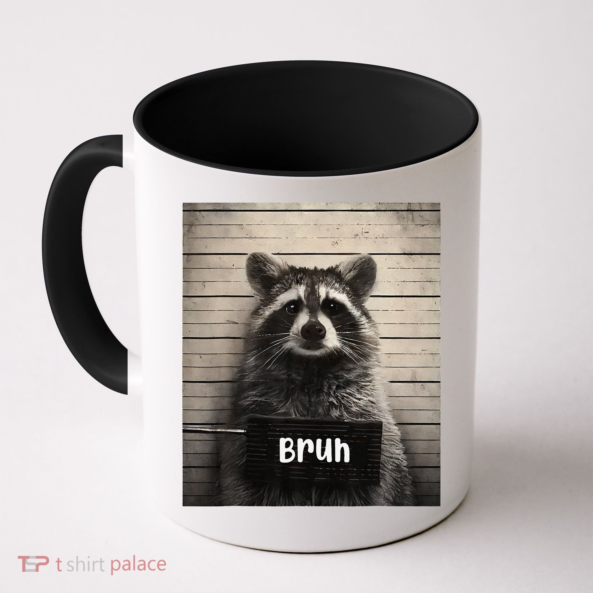 Bruh Raccoon Funny Trash Panda Lover Racoon Meme Coffee Mug