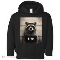 Bruh Raccoon Funny Trash Panda Lover Racoon Meme Toddler Hoodie thumb 0