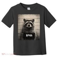 Bruh Raccoon Funny Trash Panda Lover Racoon Meme Toddler T-Shirt thumb 0