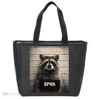 Bruh Raccoon Funny Trash Panda Lover Racoon Meme Tote Bag thumb 0