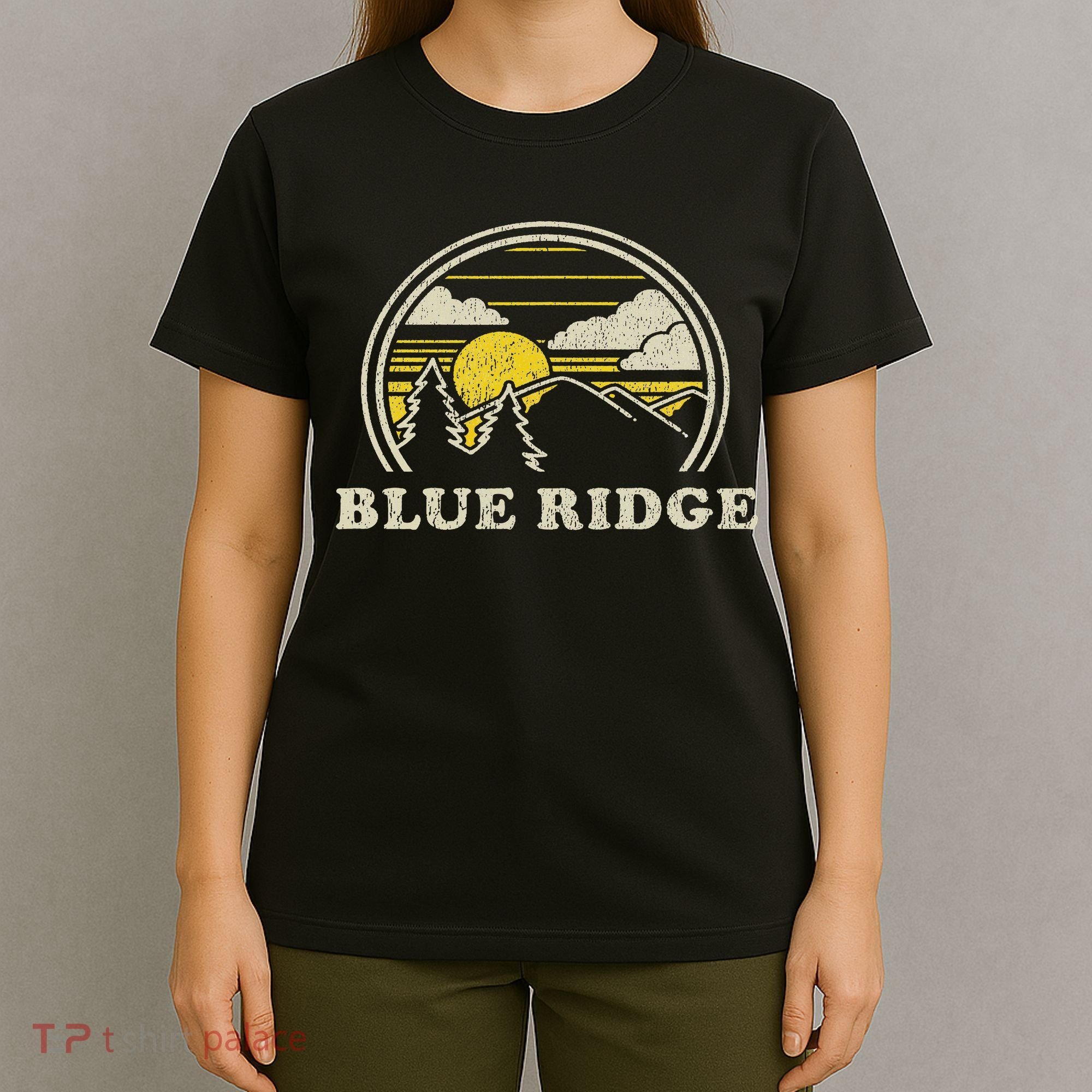Blue Ridge Georgia Ga Vintage Hiking Mountains T-Shirt