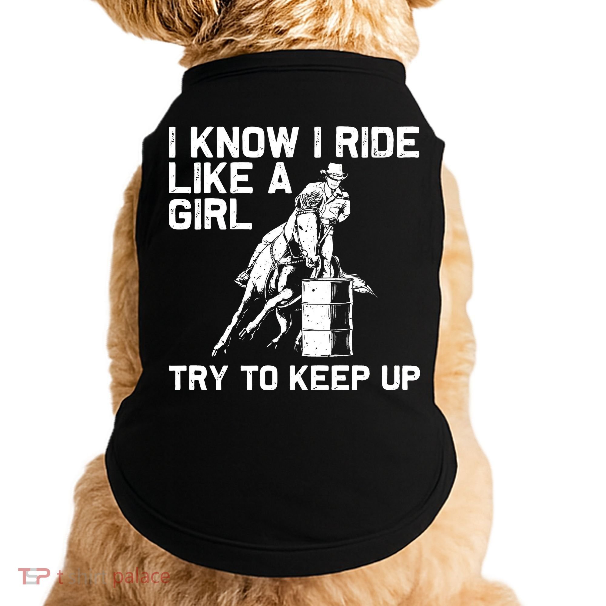 Barrel Racing Gift For Rodeo Horse Racer Doggie Tank