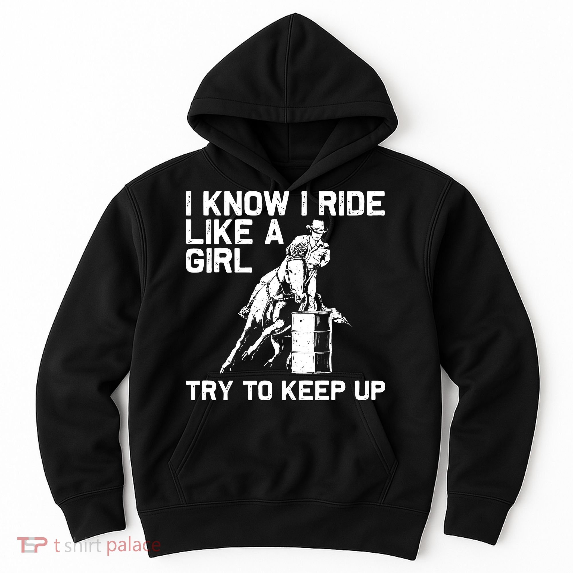Barrel Racing Gift For Rodeo Horse Racer Hoodie