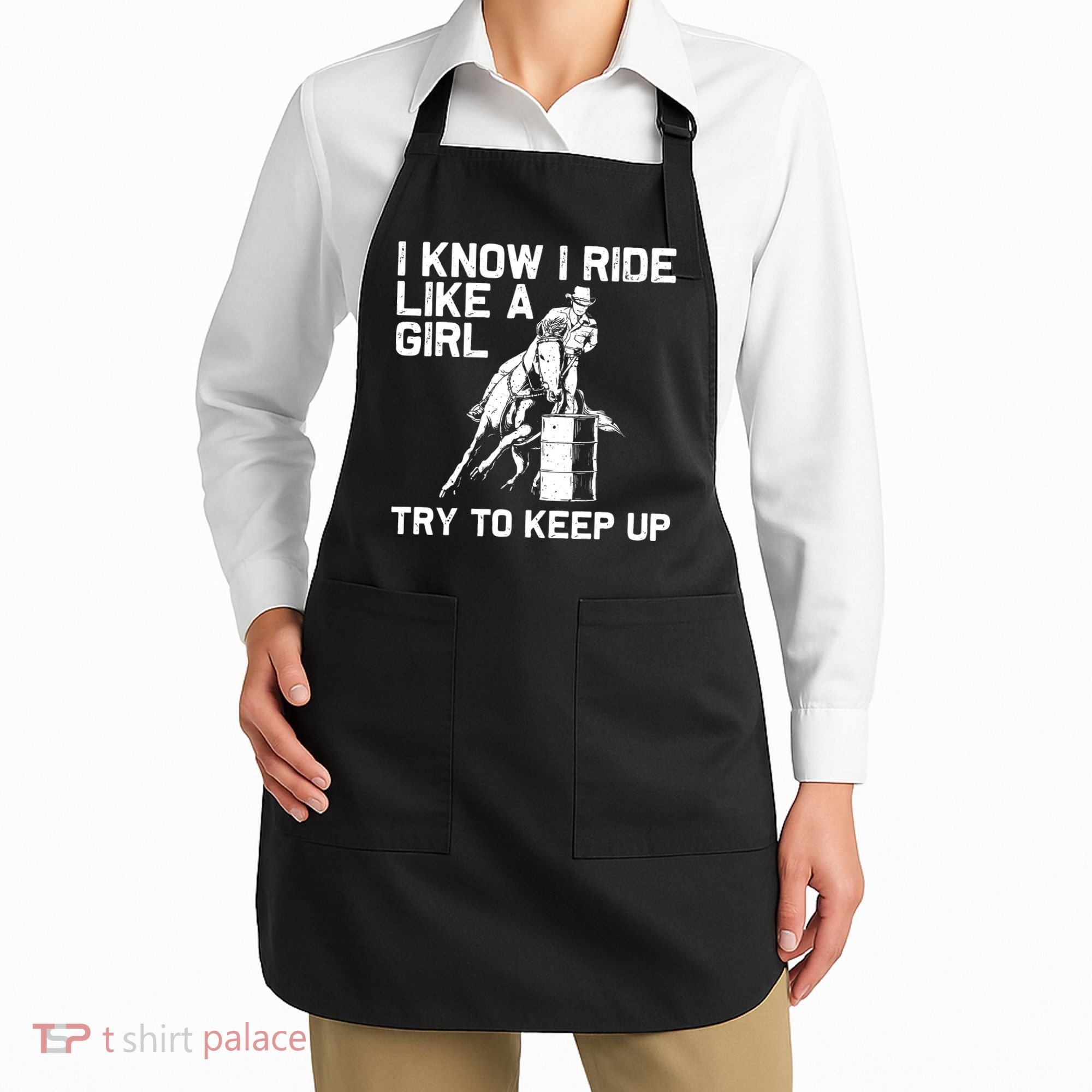 Barrel Racing Gift For Rodeo Horse Racer Apron