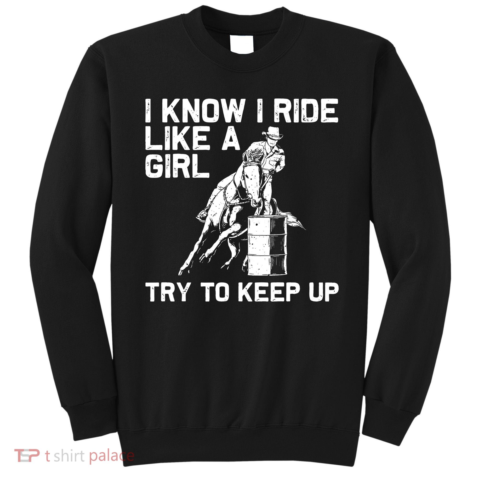 Barrel Racing Gift For Rodeo Horse Racer Sweatshirt