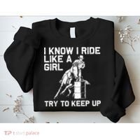 Barrel Racing Gift For Rodeo Horse Racer Sweatshirt thumb 2