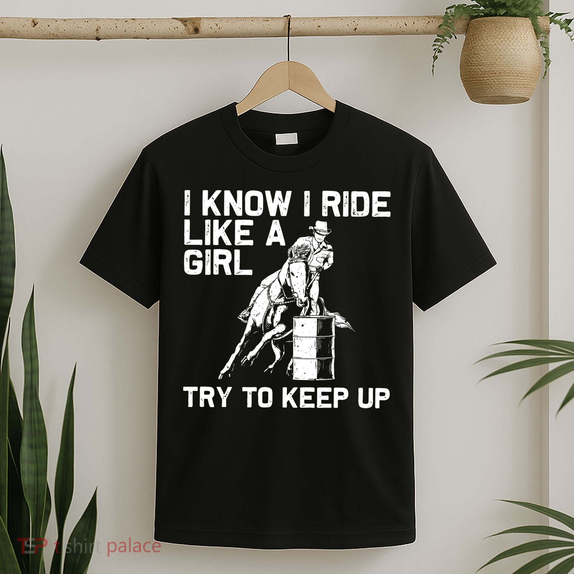Barrel Racing Gift For Rodeo Horse Racer T-Shirt