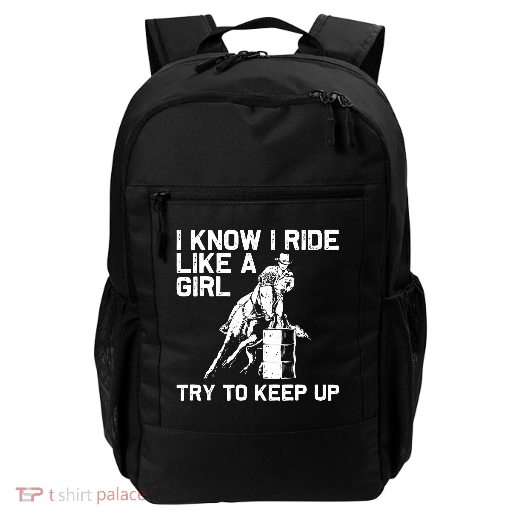 Barrel Racing Gift For Rodeo Horse Racer Backpack