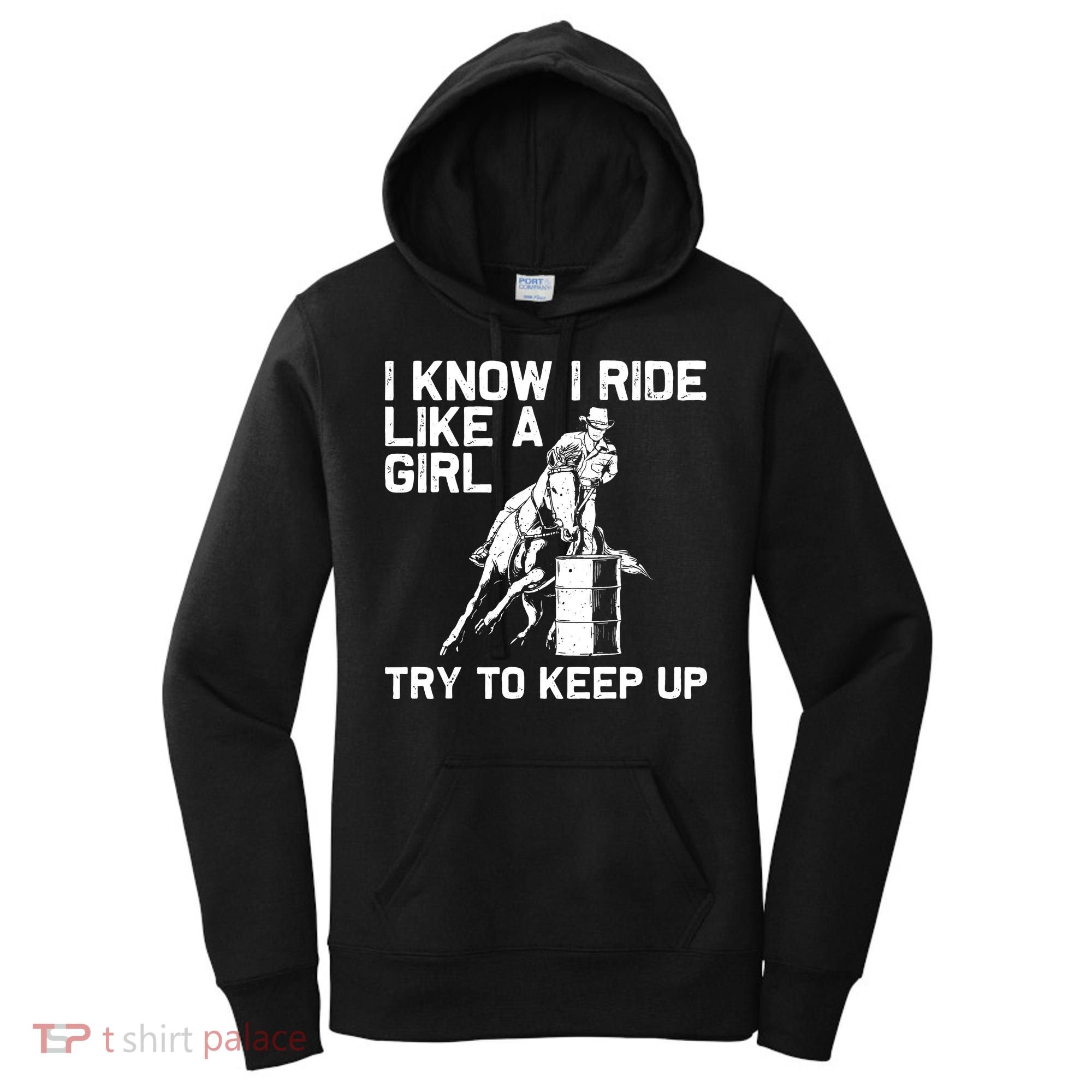 Barrel Racing Gift For Rodeo Horse Racer Women's Hoodie