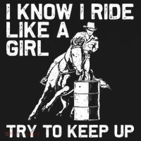 Barrel Racing Gift For Rodeo Horse Racer Women's Hoodie thumb 2