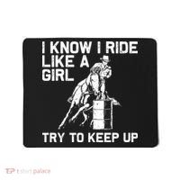 Barrel Racing Gift For Rodeo Horse Racer Mousepad thumb 0