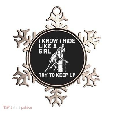 Barrel Racing Gift For Rodeo Horse Racer Ornament