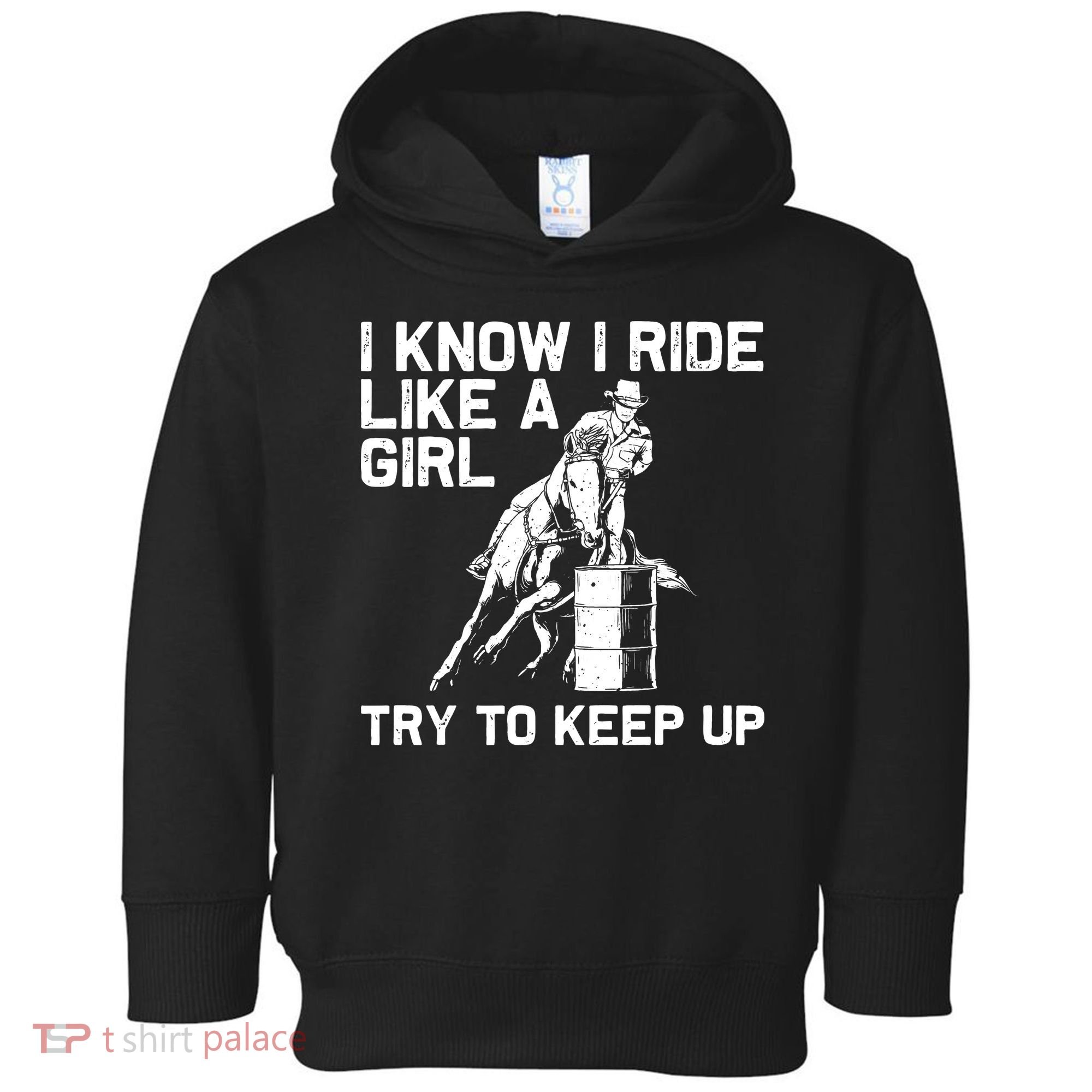 Barrel Racing Gift For Rodeo Horse Racer Toddler Hoodie