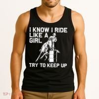 Barrel Racing Gift For Rodeo Horse Racer Tank Top thumb 3