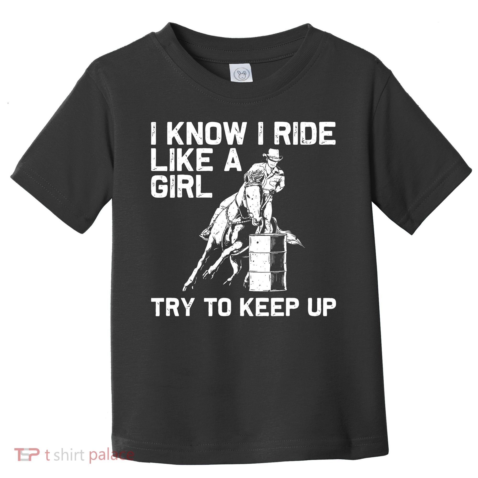 Barrel Racing Gift For Rodeo Horse Racer Toddler T-Shirt