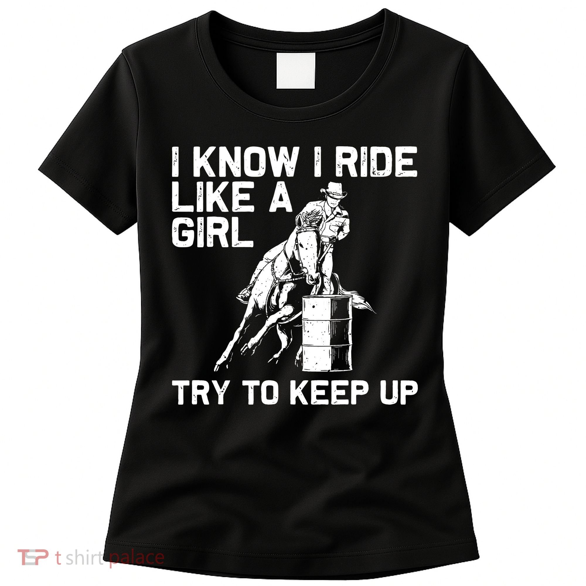 Barrel Racing Gift For Rodeo Horse Racer Women's T-Shirt