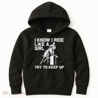 Barrel Racing Gift For Rodeo Horse Racer Kids Hoodie thumb 0