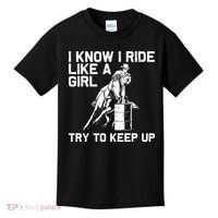 Barrel Racing Gift For Rodeo Horse Racer Kids T-Shirt thumb 0