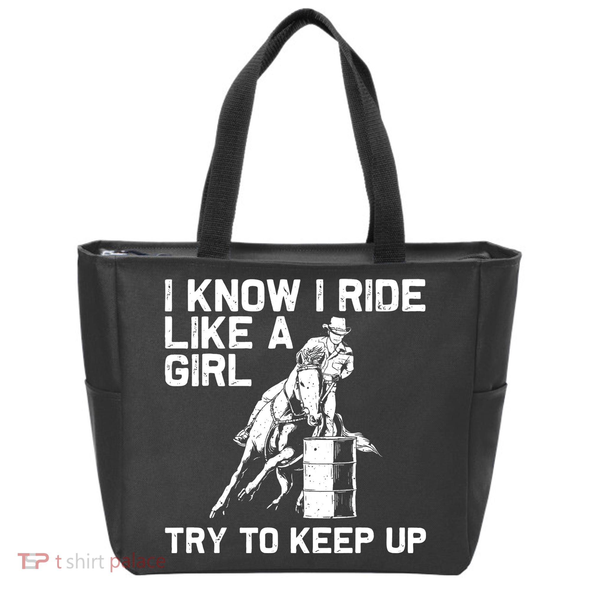Barrel Racing Gift For Rodeo Horse Racer Tote Bag