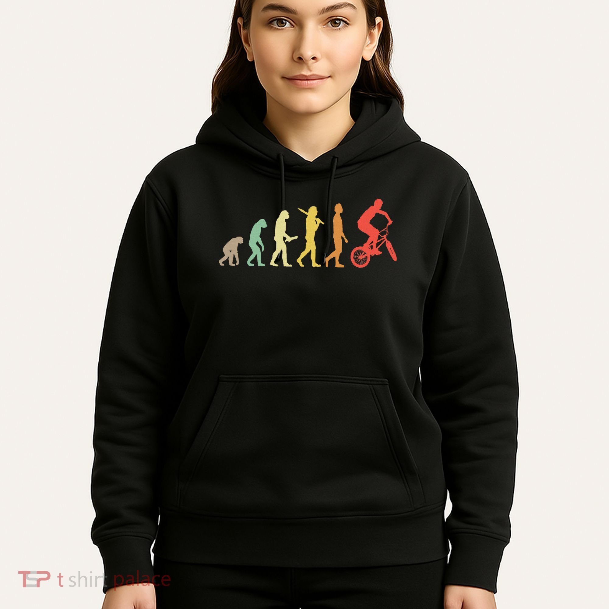Bmx Rider Gift Ideas Retro Bmx Evolution Hoodie