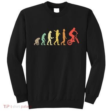 Bmx Rider Gift Ideas Retro Bmx Evolution Sweatshirt