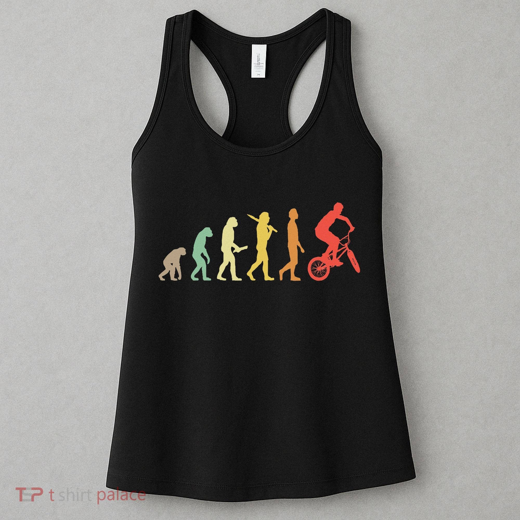 Bmx Rider Gift Ideas Retro Bmx Evolution Women's Tank Top
