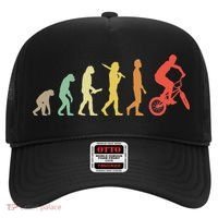 Bmx Rider Gift Ideas Retro Bmx Evolution Hat thumb 0