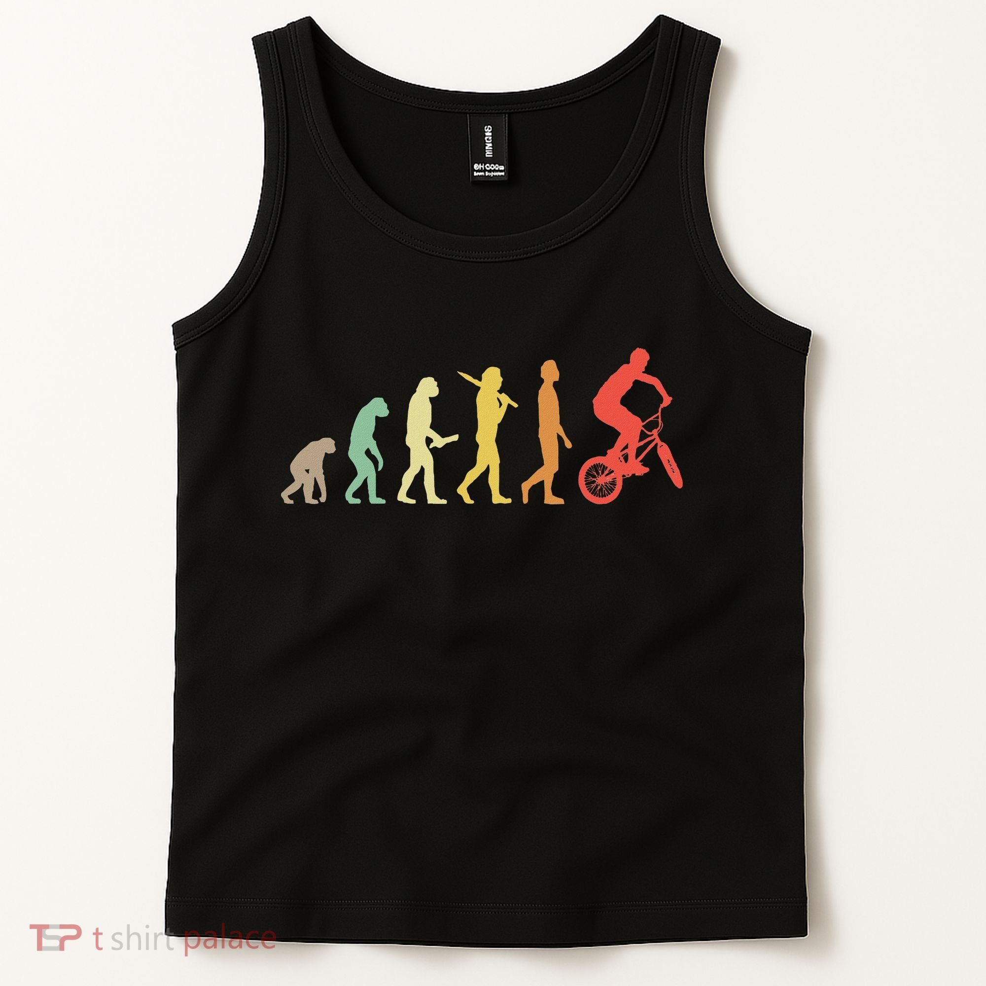 Bmx Rider Gift Ideas Retro Bmx Evolution Tank Top