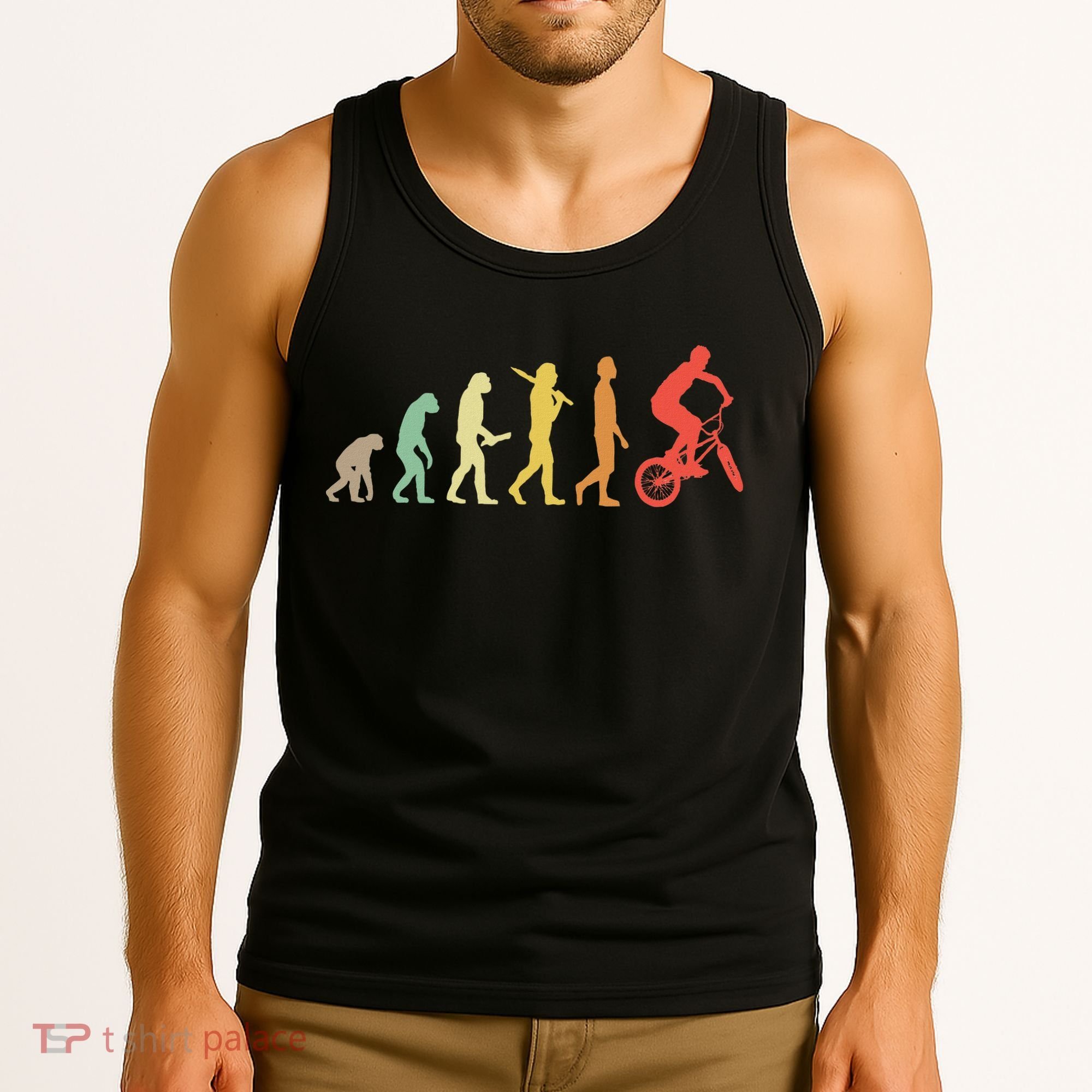 Bmx Rider Gift Ideas Retro Bmx Evolution Tank Top