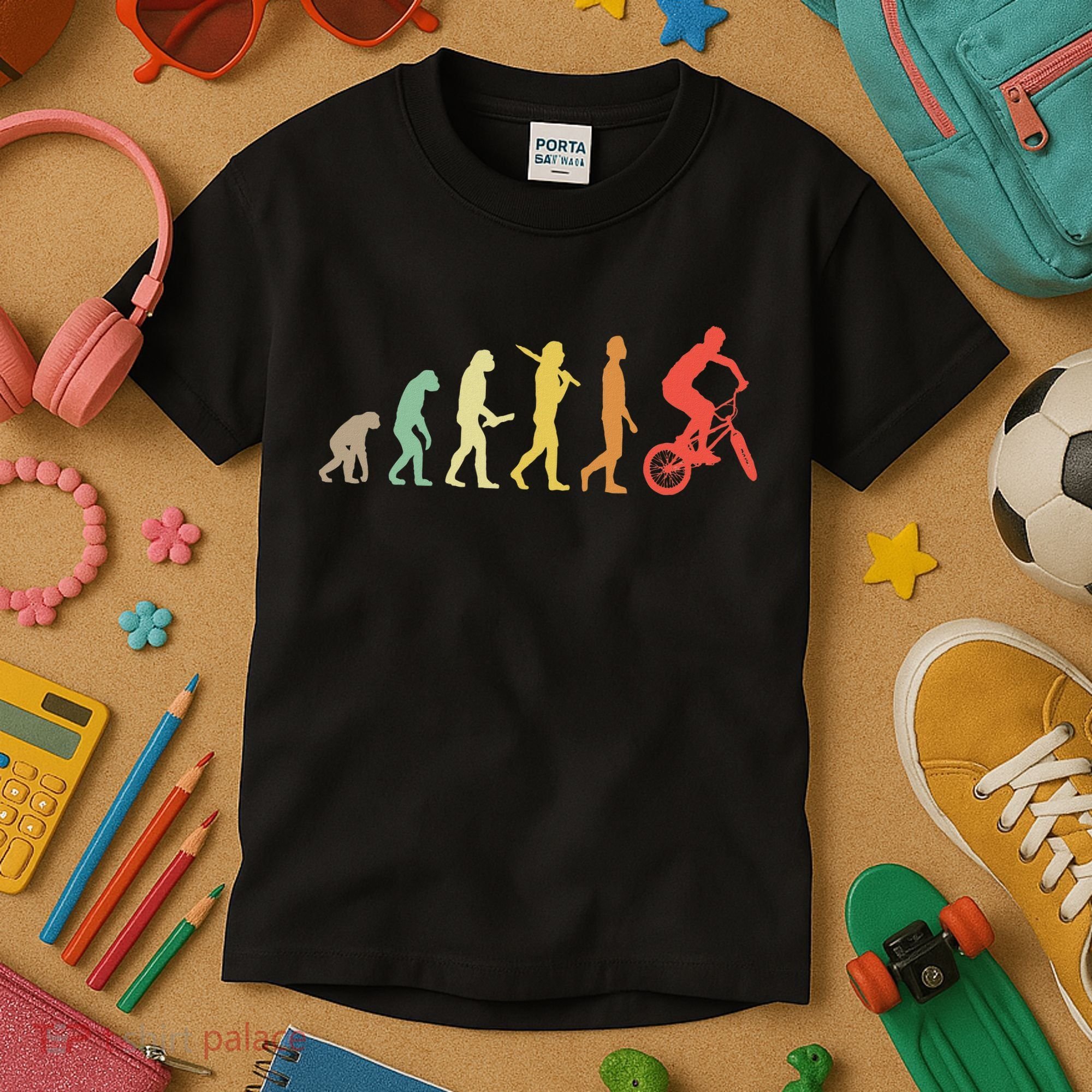 Bmx Rider Gift Ideas Retro Bmx Evolution Kids T-Shirt