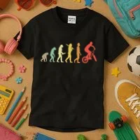 Bmx Rider Gift Ideas Retro Bmx Evolution Kids T-Shirt thumb 3