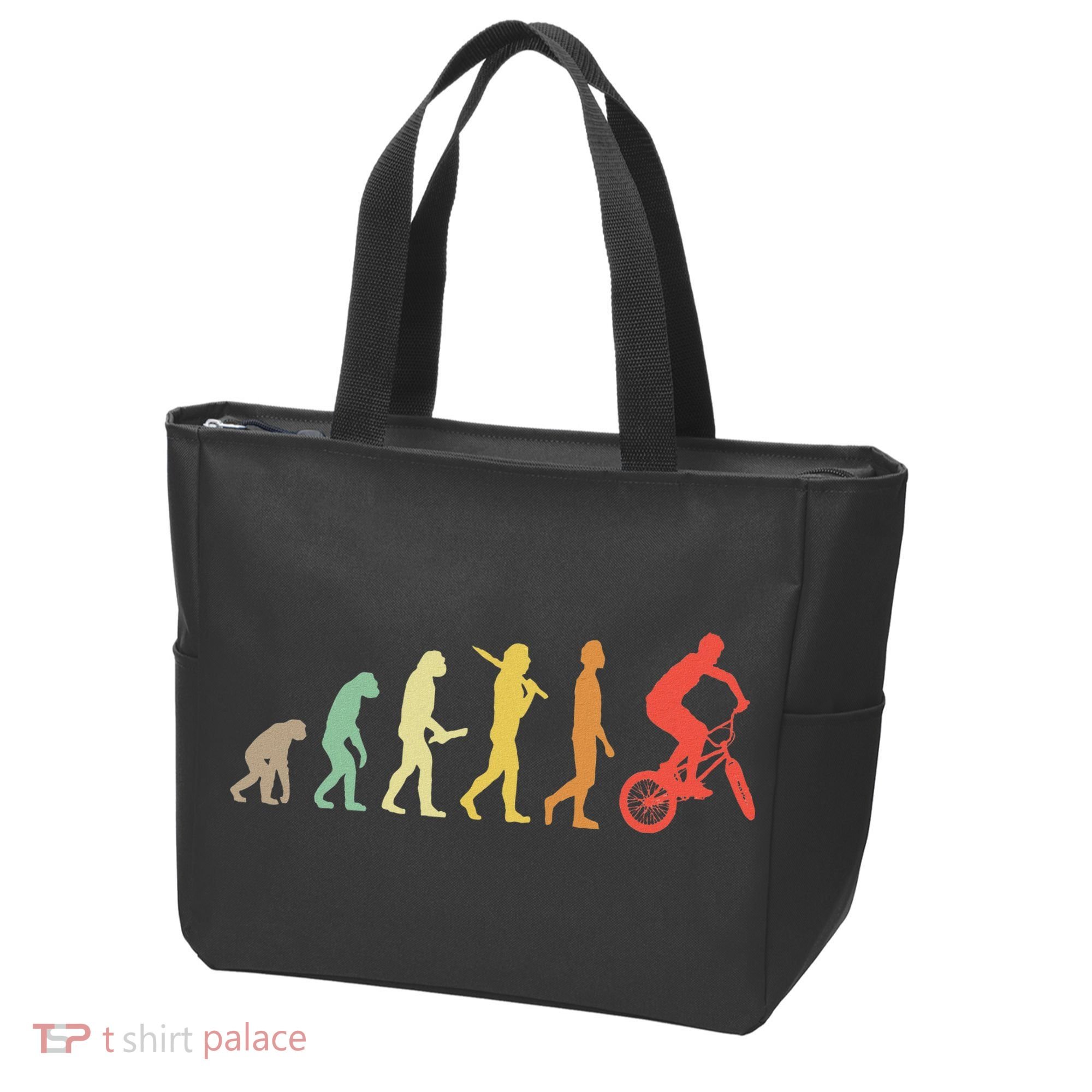 Bmx Rider Gift Ideas Retro Bmx Evolution Tote Bag