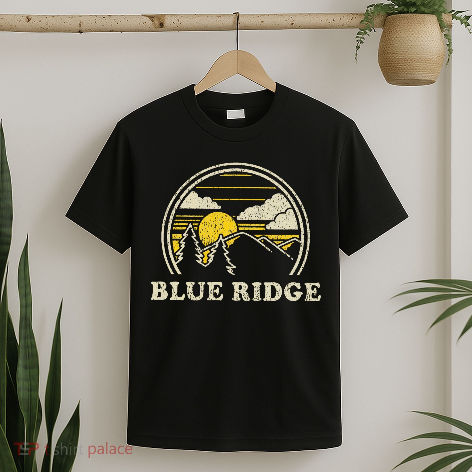Blue Ridge Georgia Ga T Vintage Hiking Mountains T-Shirt