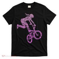 Bmx Rider Girl Bike Bicycle Stunt Racing T-Shirt thumb 0