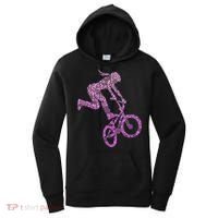 Bmx Rider Girl Bike Bicycle Stunt Racing Women's Hoodie thumb 0