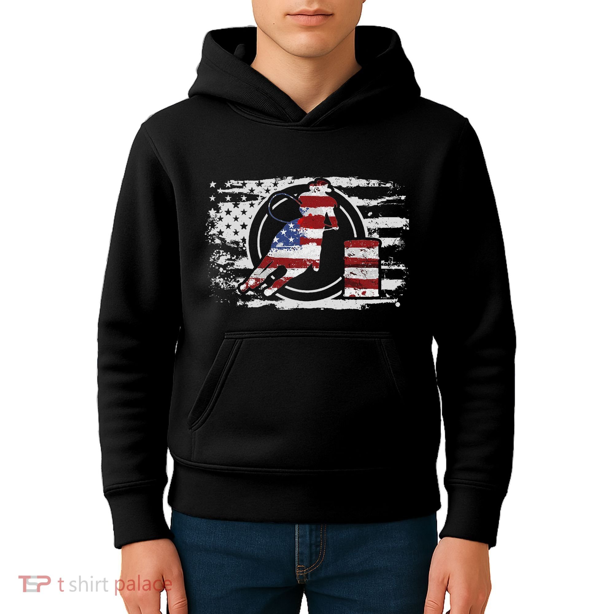 Barrel Racing Gift Kids Hoodie