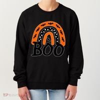 BOO Retro Halloween Rainbow Women's Sweatshirt thumb 0