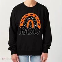 BOO Retro Halloween Rainbow Women's Sweatshirt thumb 0