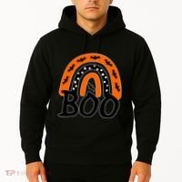 BOO Retro Halloween Rainbow Hoodie thumb 2