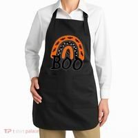 BOO Retro Halloween Rainbow Apron thumb 2
