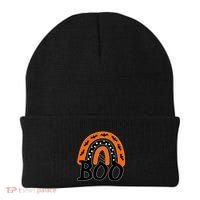 BOO Retro Halloween Rainbow Beanie thumb 0