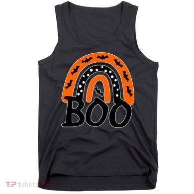 BOO Retro Halloween Rainbow Tank Top