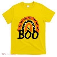 BOO Retro Halloween Rainbow T-Shirt thumb 0