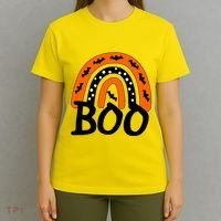 BOO Retro Halloween Rainbow T-Shirt thumb 4