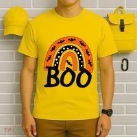 BOO Retro Halloween Rainbow T-Shirt thumb 6